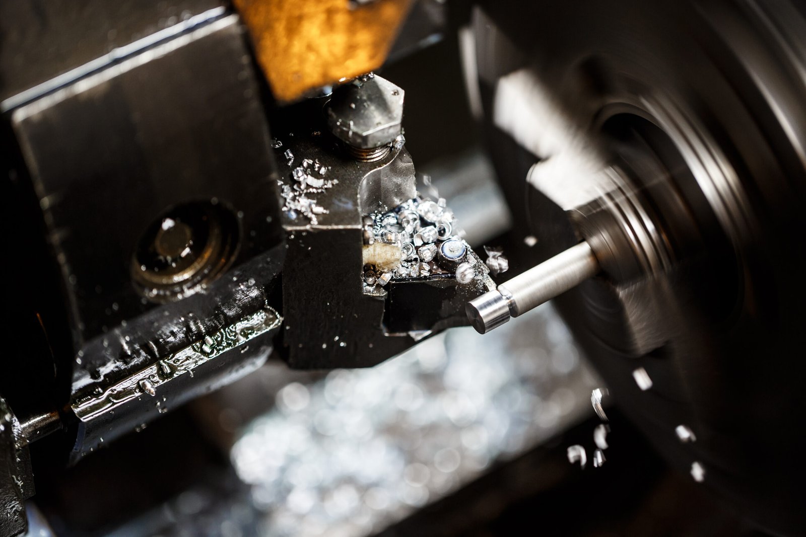 CNC machining in action